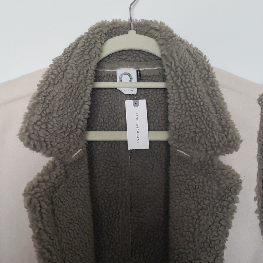 Anthropologie Akemi + Kin shearling vest - Picture 2 of 7